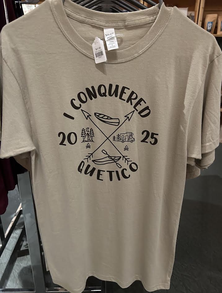 Sand "I conquered Quetico" t-shirt