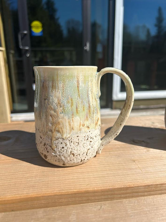 Handmade Pottery Coffee Mug.  Locally made by Celtic Knot Pottery(large)