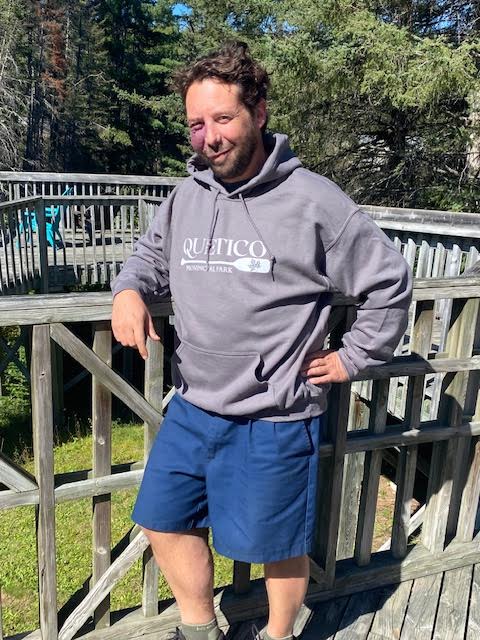 Charcoal Quetico Paddle Hoodie Large