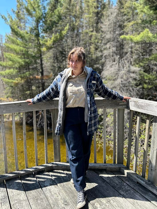 Navy Fleece Quetico Jacket