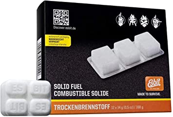 Esbit Combustible Solid Fuel Cubes