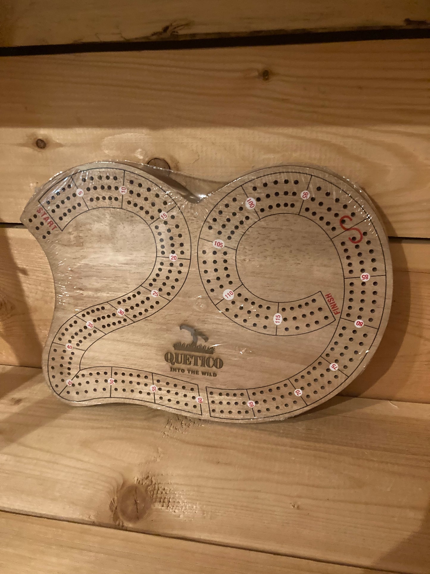 Quetico Into the Wild Cribbage Board