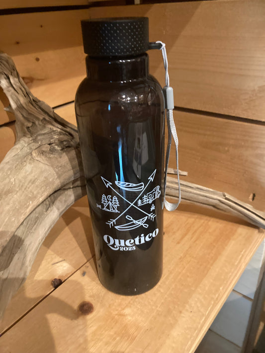 Black Wrist Strap Water Bottle 24 OZ