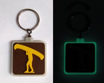 Brown Portage Keychain